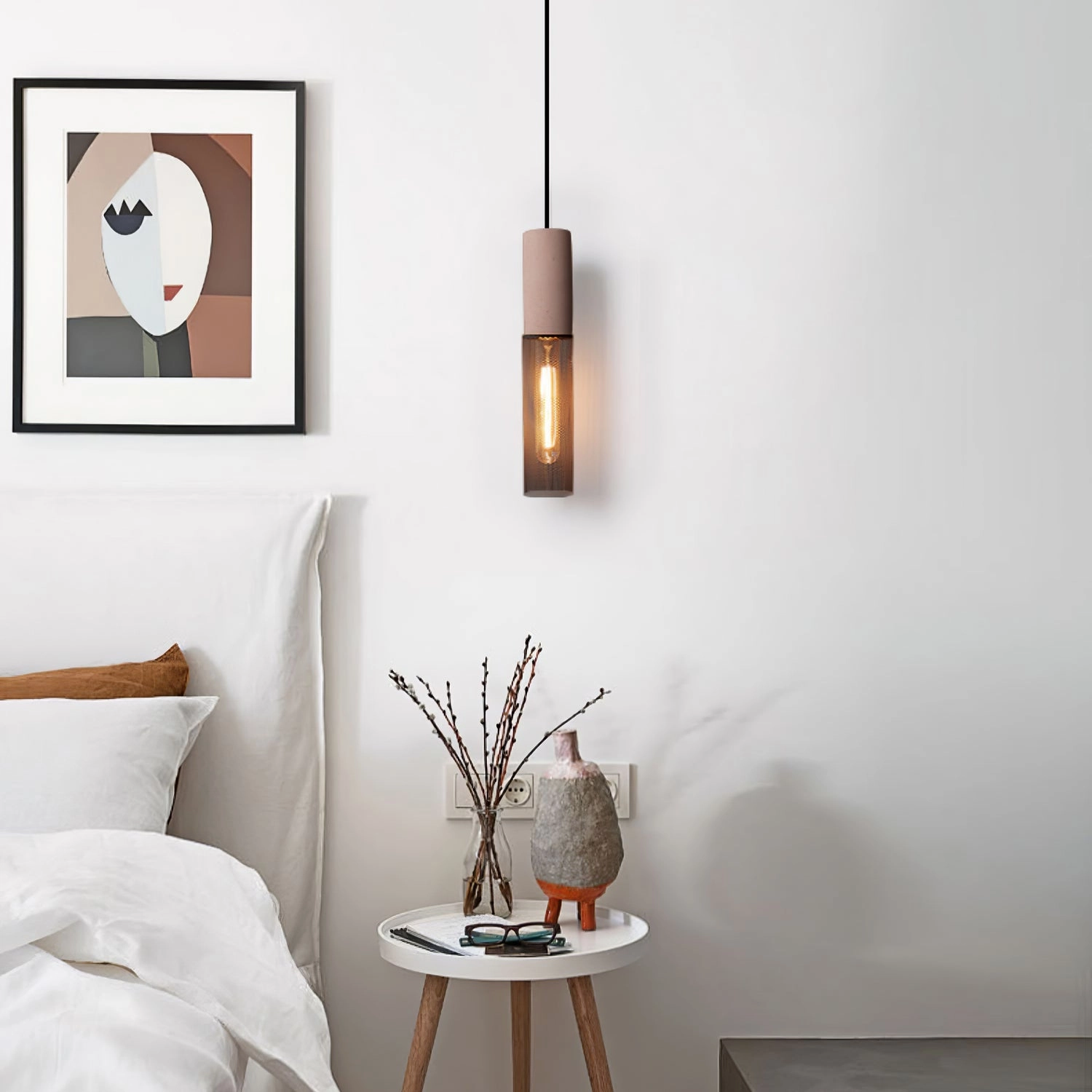 Cement Mesh Pendant Light