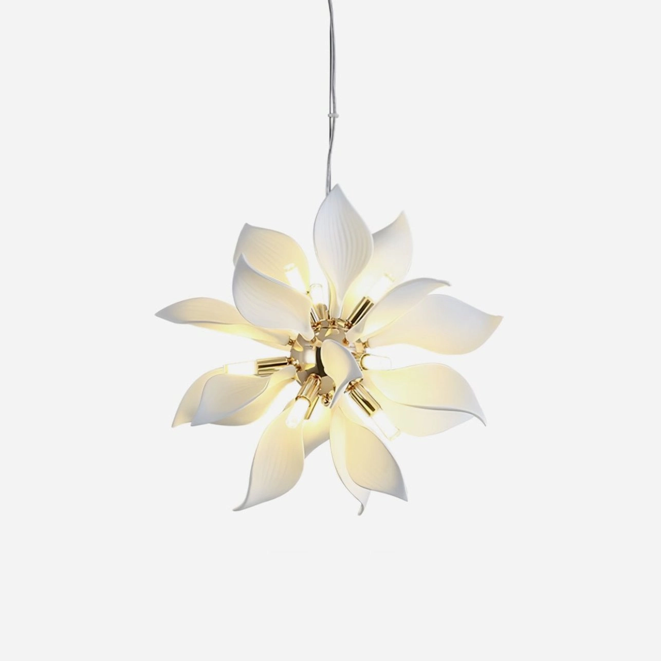 Ceramic Petals Blooming Chandelierrustic chandelier,bedroom chandelier 
