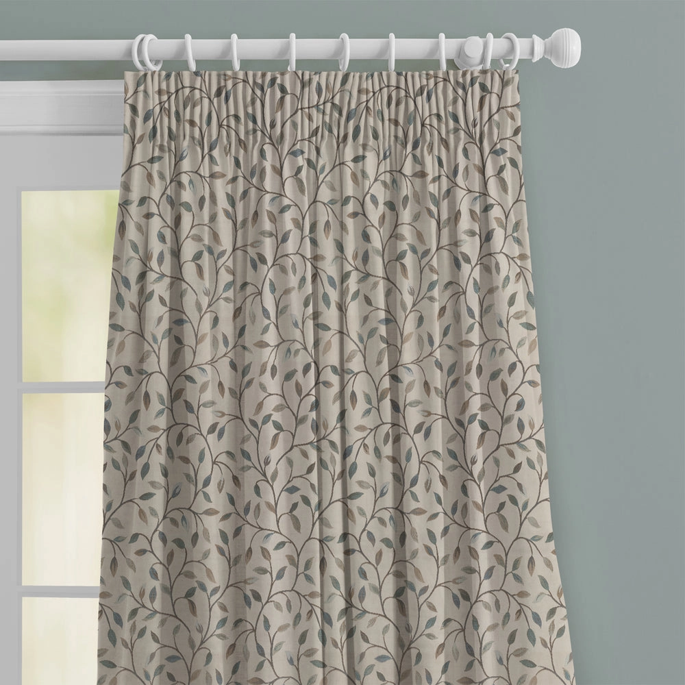Cervino Woven Jacquard Made to Measure Curtains Mineral