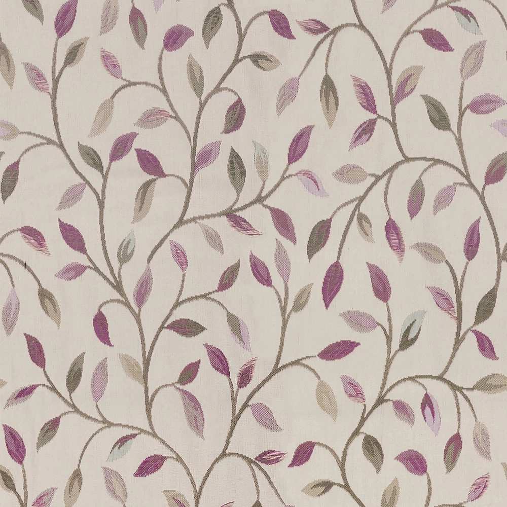 Cervino Woven Jacquard Made to Measure Curtains Mulberry