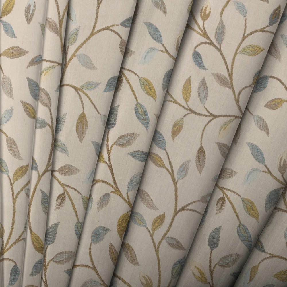 Cervino Woven Jacquard Made to Measure Curtains Opal