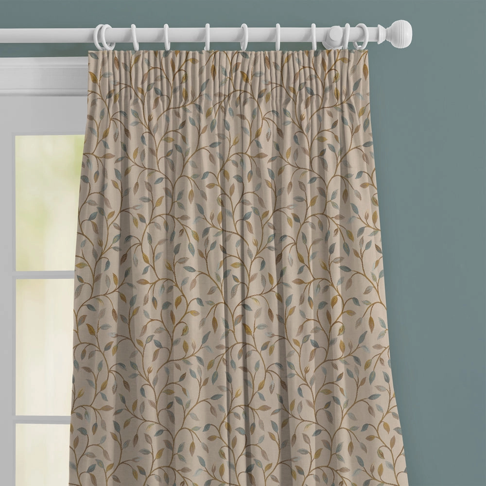 Cervino Woven Jacquard Made to Measure Curtains Opal