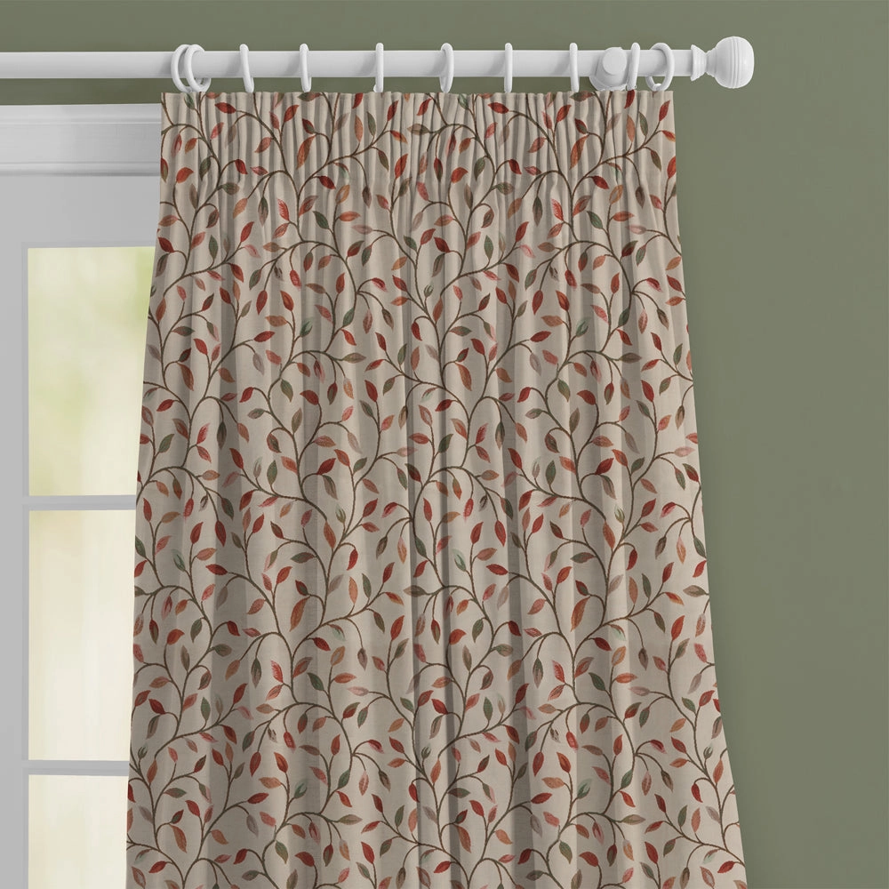 Cervino Woven Jacquard Made to Measure Curtains Pink Jade