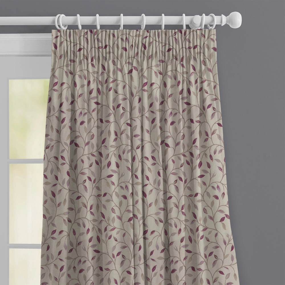 Cervino Woven Jacquard Made to Measure Curtains Wisteria