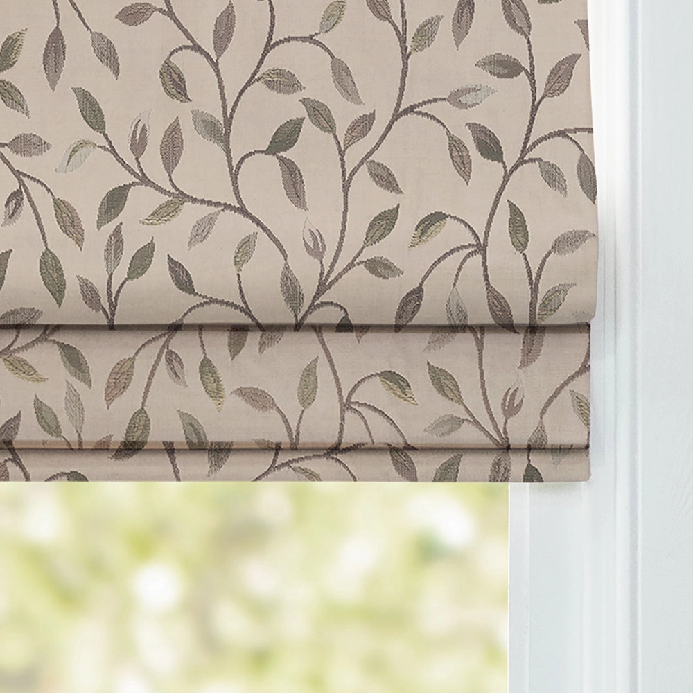 Cervino Woven Jacquard Made to Measure Roman Blinds Catkin