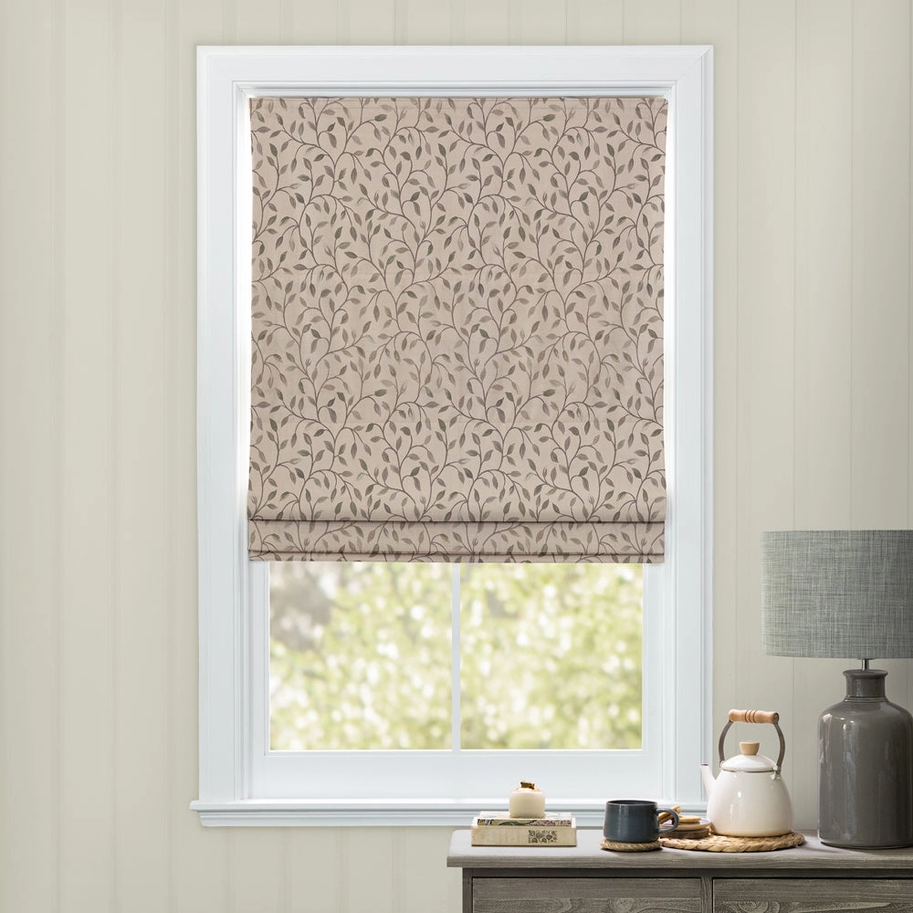 Cervino Woven Jacquard Made to Measure Roman Blinds Catkin
