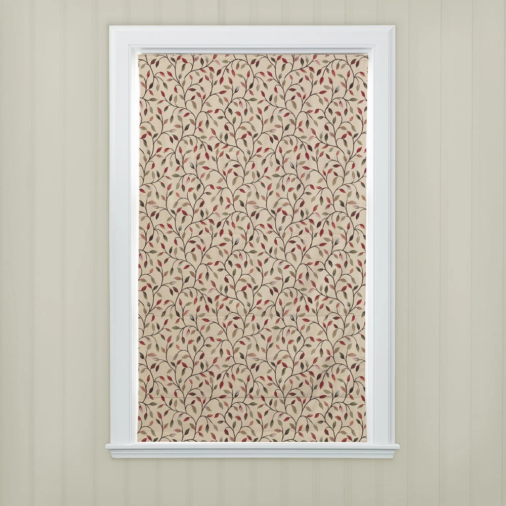 Cervino Woven Jacquard Made to Measure Roman Blinds Forest Green