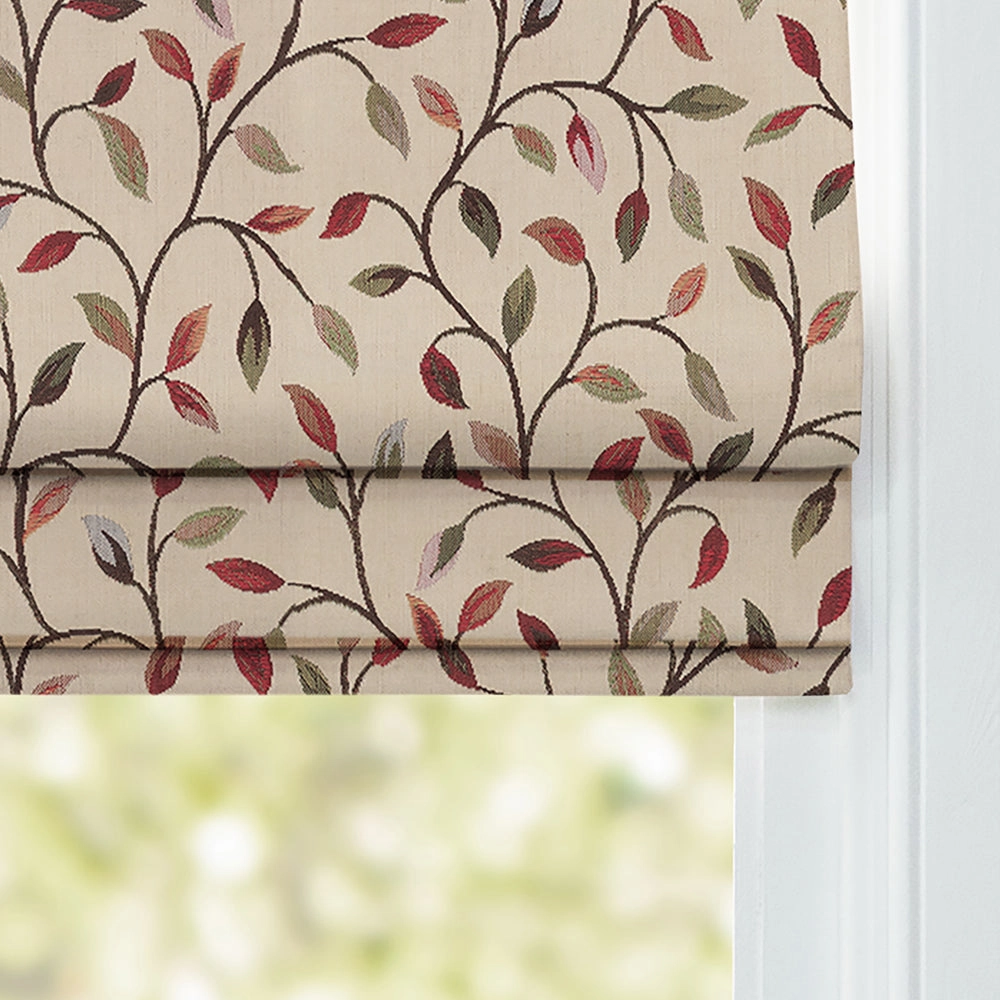 Cervino Woven Jacquard Made to Measure Roman Blinds Forest Green