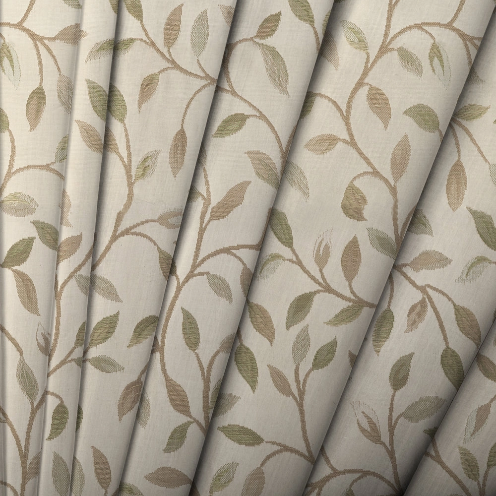 Cervino Woven Jacquard Made to Measure Roman Blinds Lichen