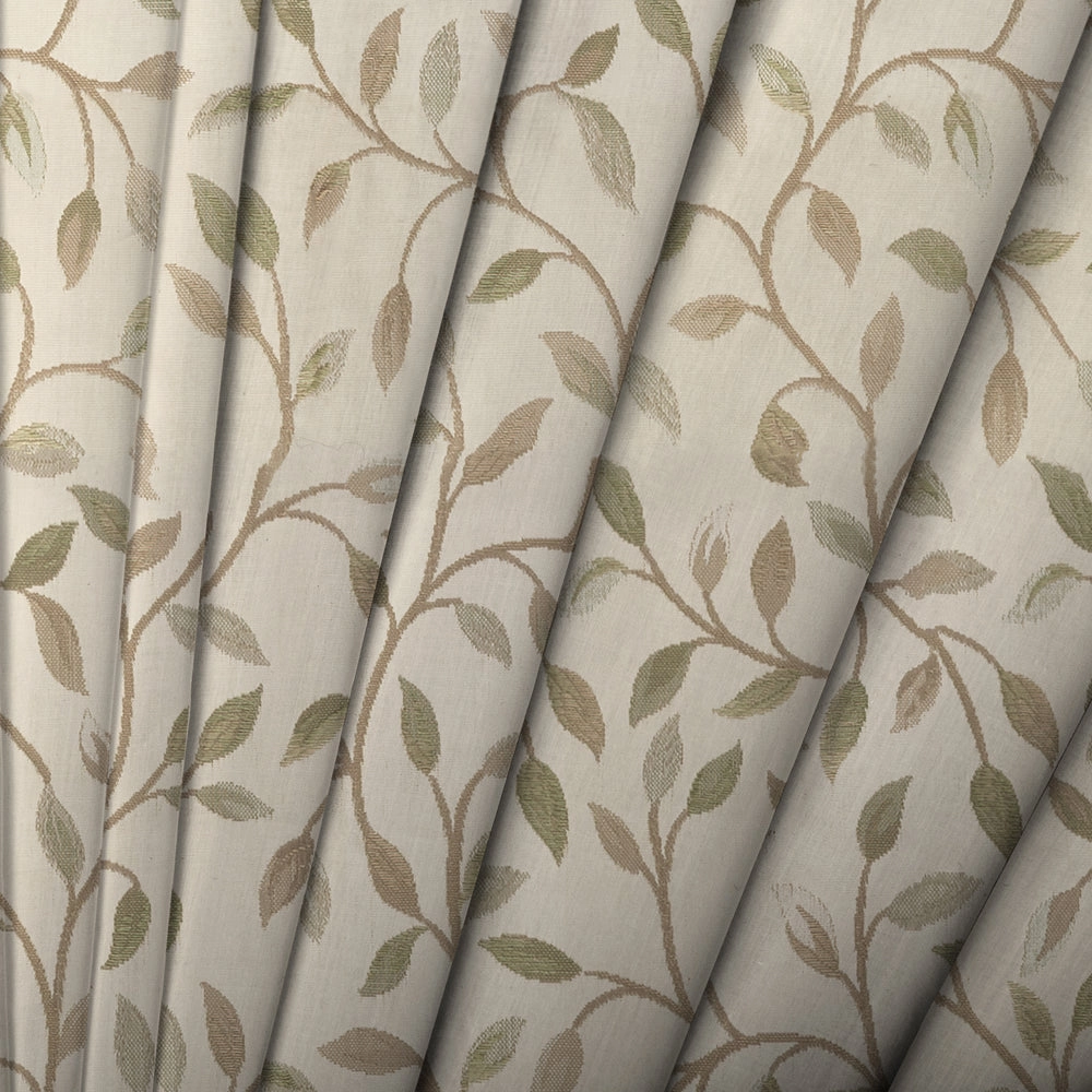 Cervino Woven Jacquard Made to Measure Roman Blinds Lichen