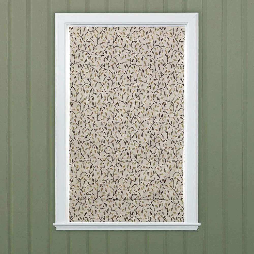 Cervino Woven Jacquard Made to Measure Roman Blinds Lime