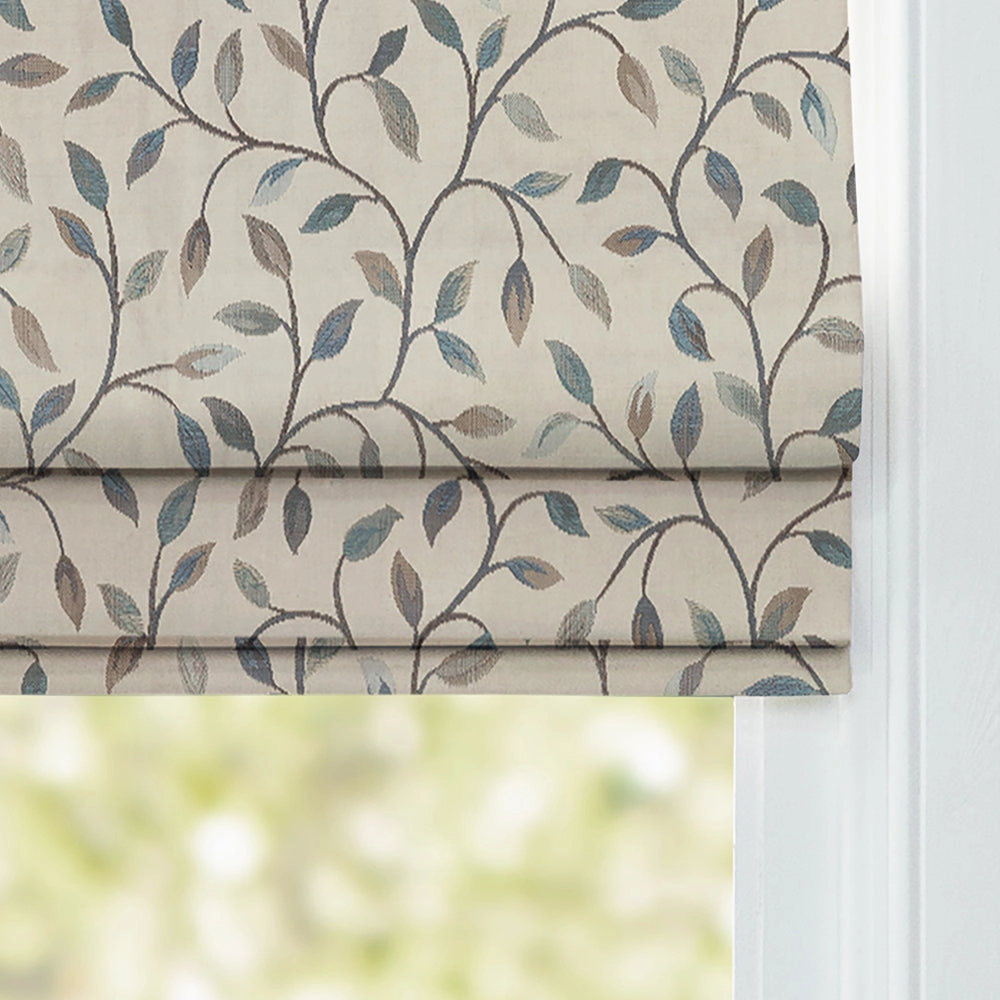 Cervino Woven Jacquard Made to Measure Roman Blinds Mineral