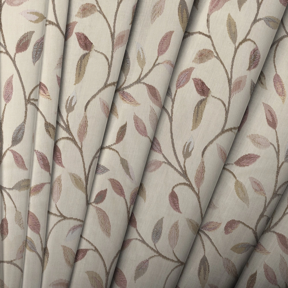 Cervino Woven Jacquard Made to Measure Roman Blinds Pearl