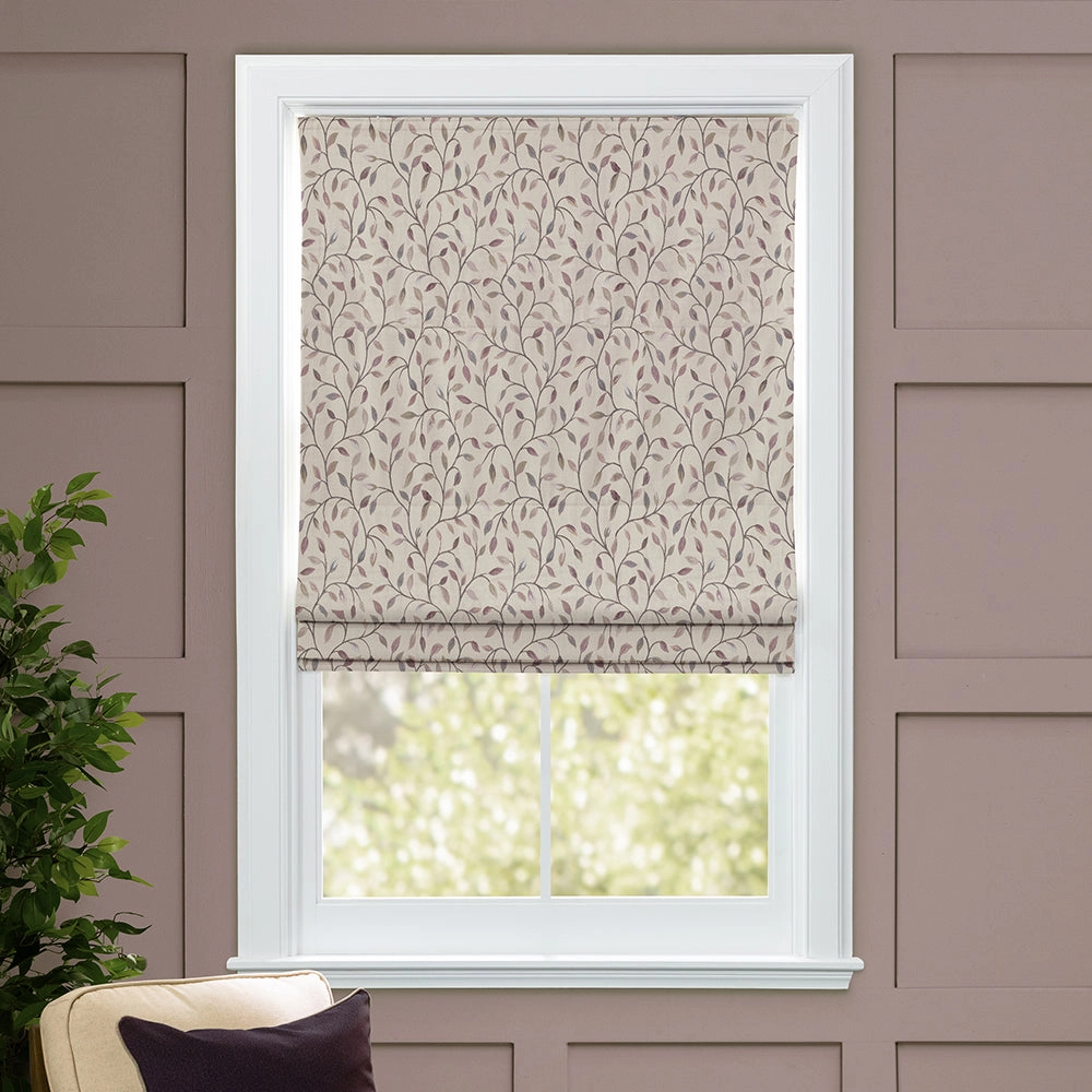 Cervino Woven Jacquard Made to Measure Roman Blinds Pearl