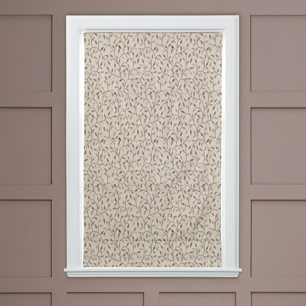 Cervino Woven Jacquard Made to Measure Roman Blinds Pearl