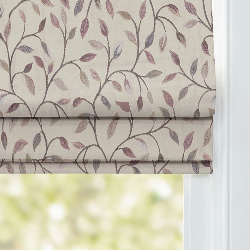 Cervino Woven Jacquard Made to Measure Roman Blinds Pearl