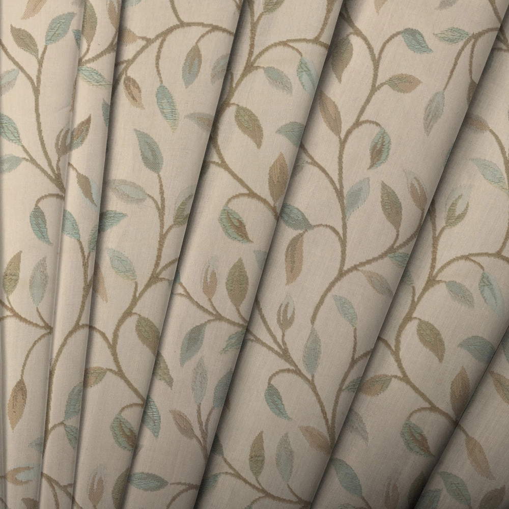 Cervino Woven Jacquard Made to Measure Roman Blinds Robins Egg