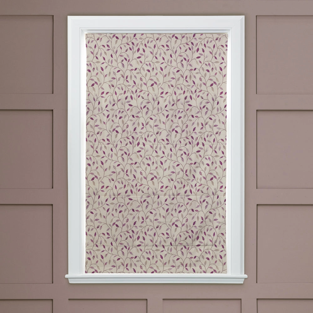 Cervino Woven Jacquard Made to Measure Roman Blinds Wisteria