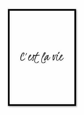 Cest La Vie, Posterpop culture themed posters