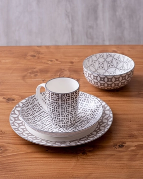 Chambray 16-Piece Dinner Setmodern kitchen decor ,kitchen dinner set ,dinnerware 