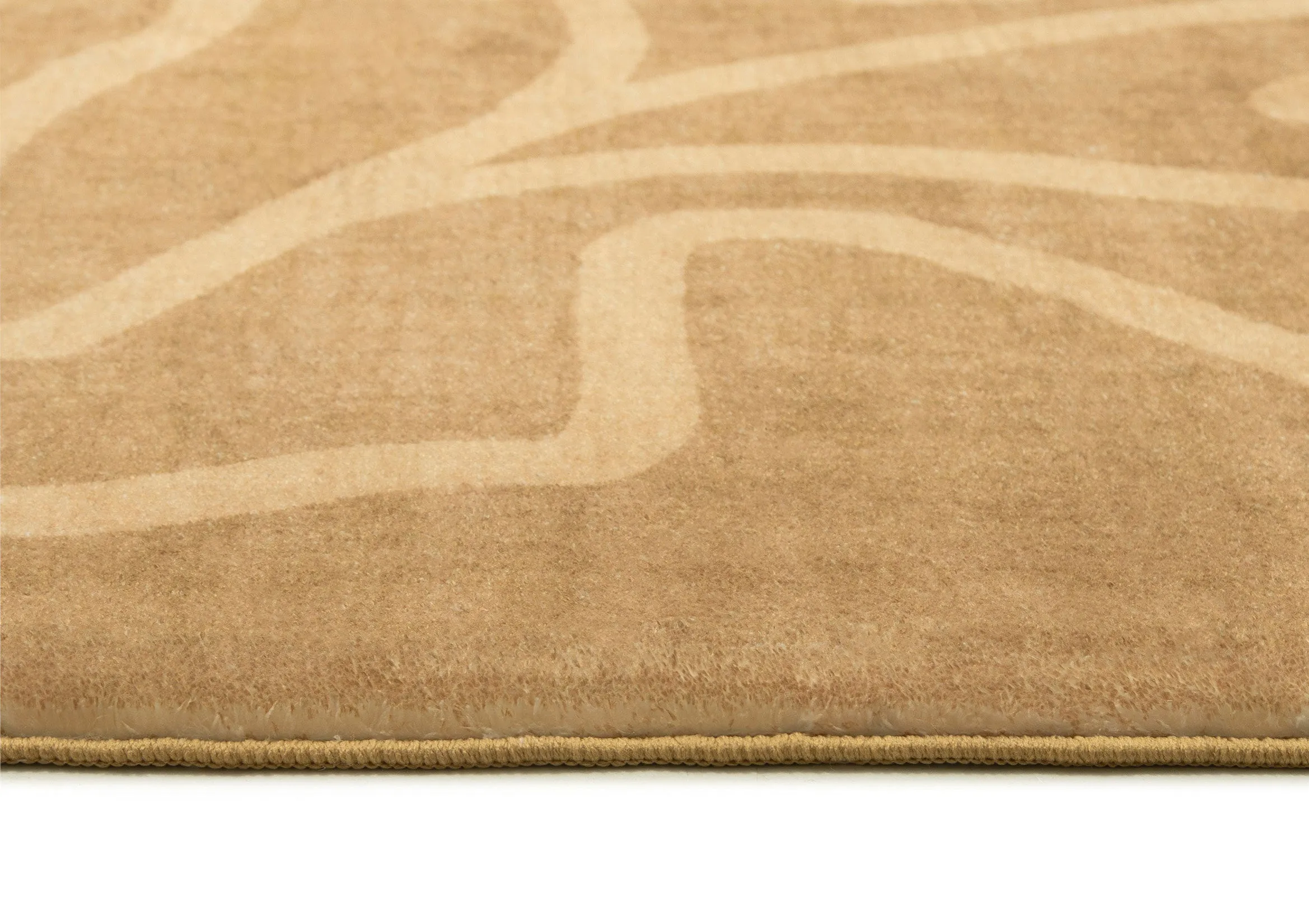 Chandra Brown Hand Drawn Washable Rug