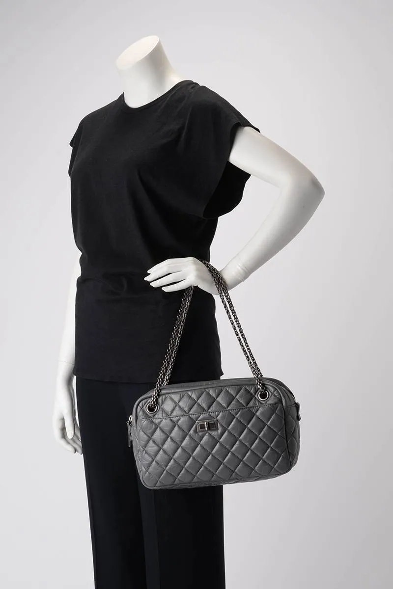 Chanel Grey Aged Calfskin Medium Reissue Camera Bag