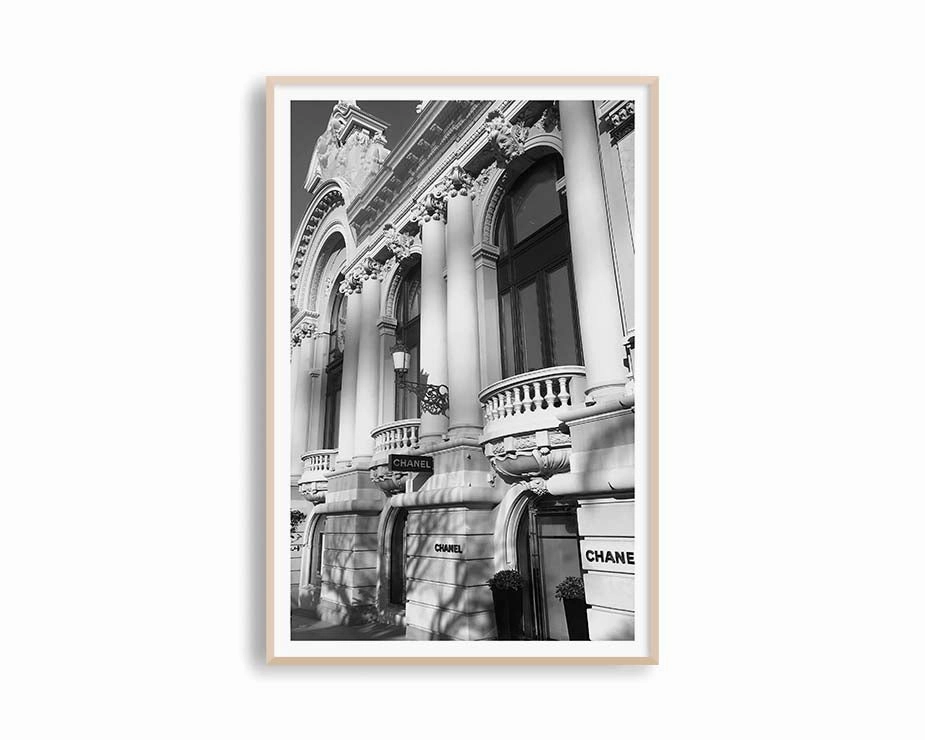 Chanel Store B & W