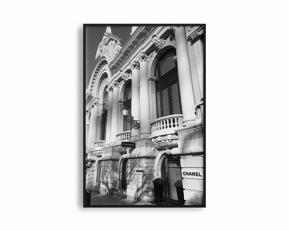 Chanel Store B & W