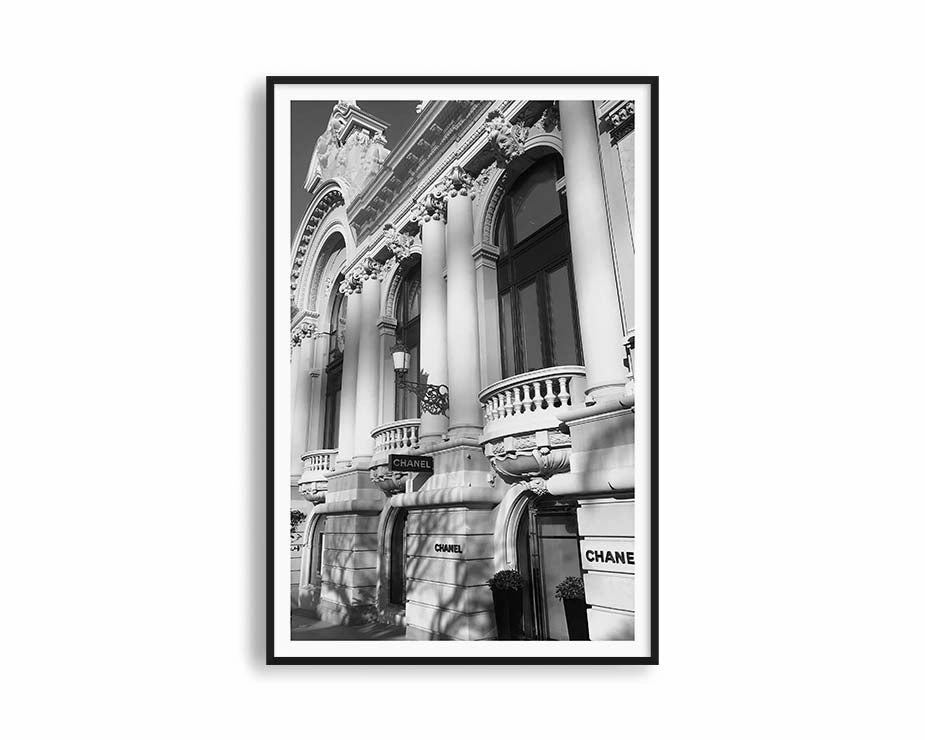 Chanel Store B & Wmodern abstract painting decor