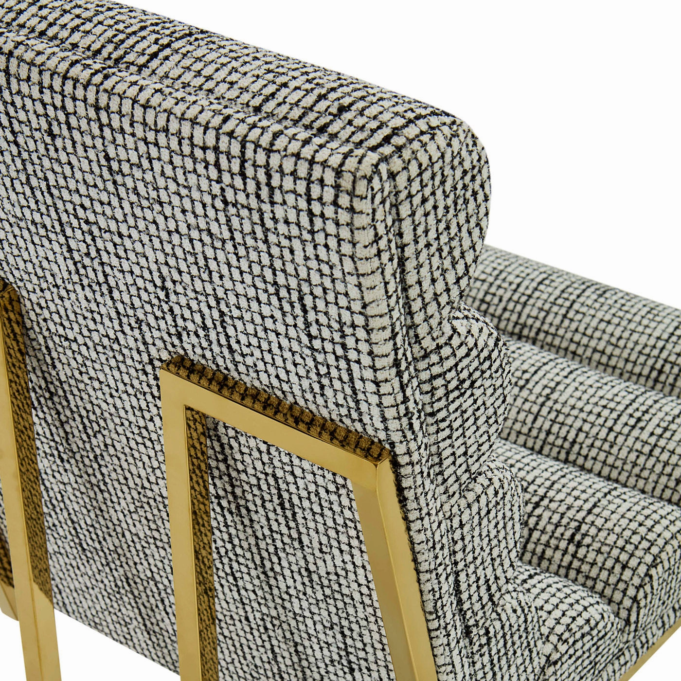 Channeled Goldfinger Dining Chair