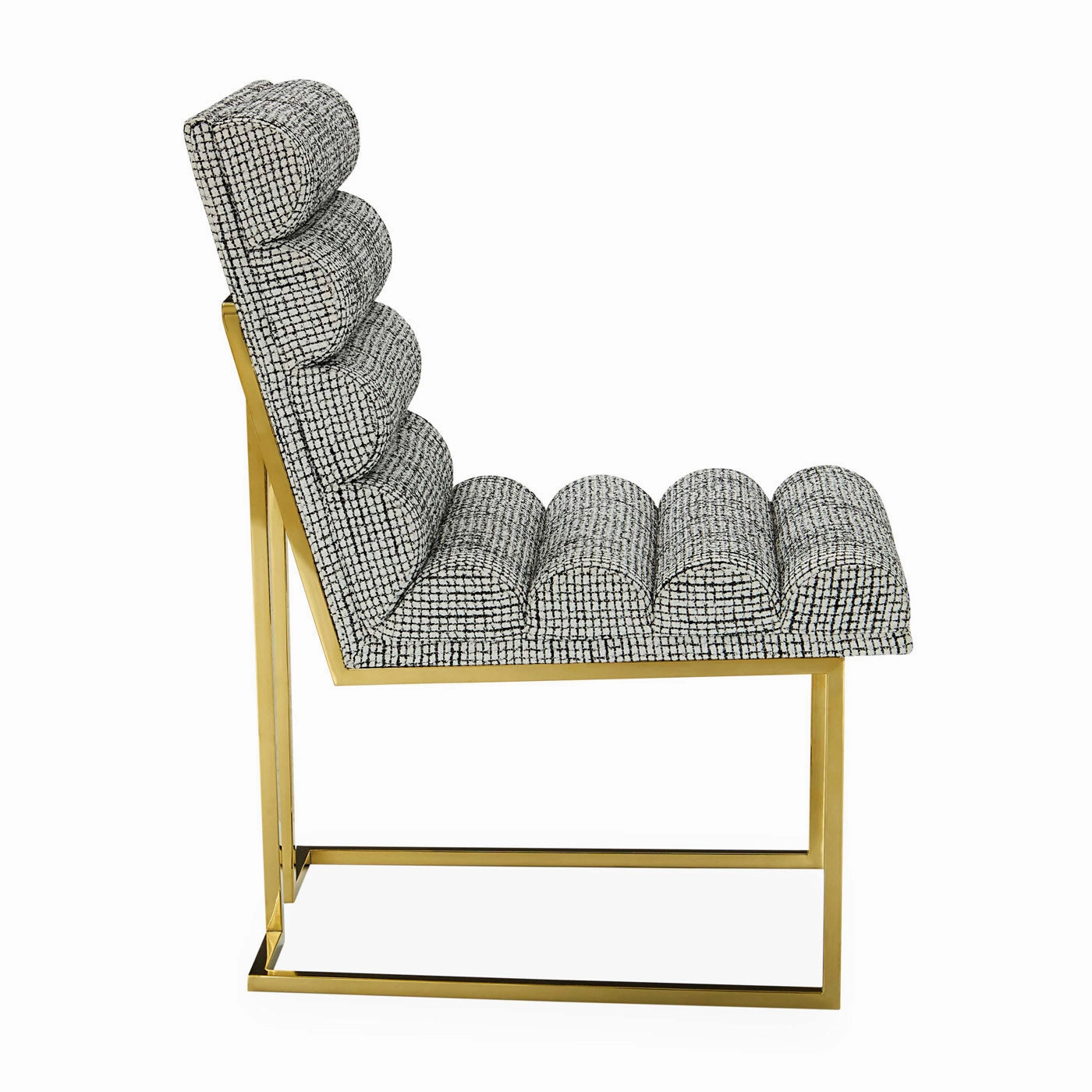 Channeled Goldfinger Dining Chair