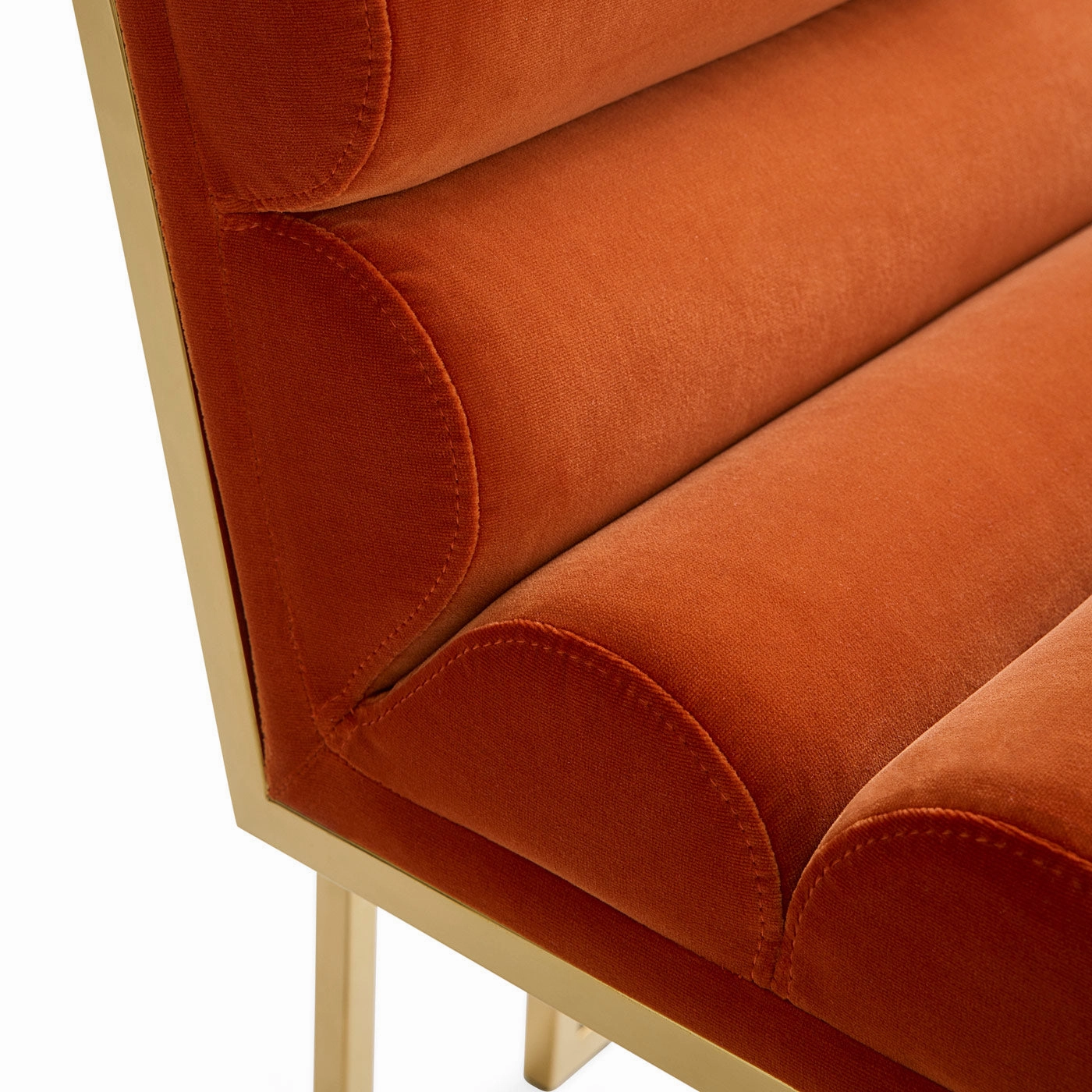 Channeled Goldfinger Dining Chair