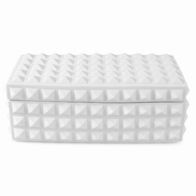 Charade Square Studded Boxdecorative storage box ,stackable storage box 
