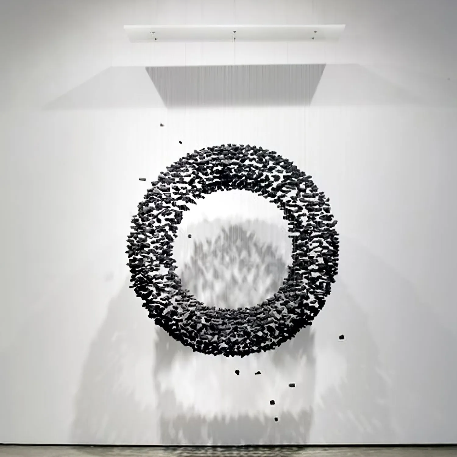 Charcoal Shape Hourglass Chandelier