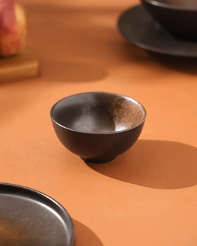 Charcoal Eclipse Ceramic Bowlmodern kitchen decor ,kitchen dinner set ,dinnerware 