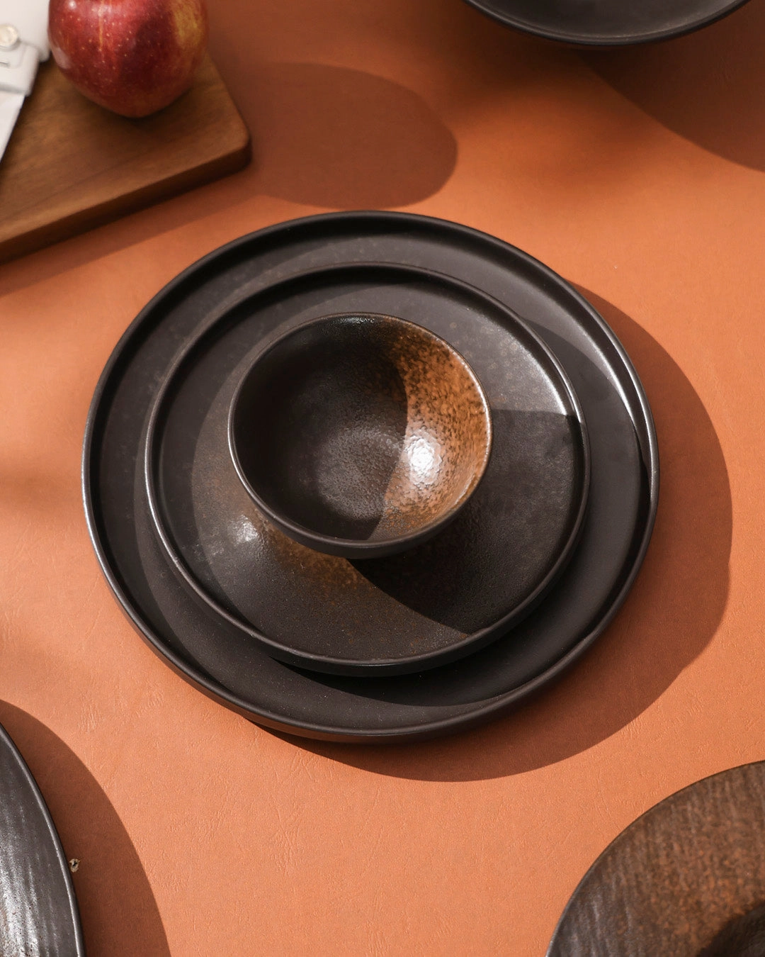 Charcoal Eclipse Ceramic Bowl