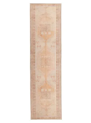 Charlize Cream and Peach Medallion Washable Runner Rugmodern color block patchwork rug