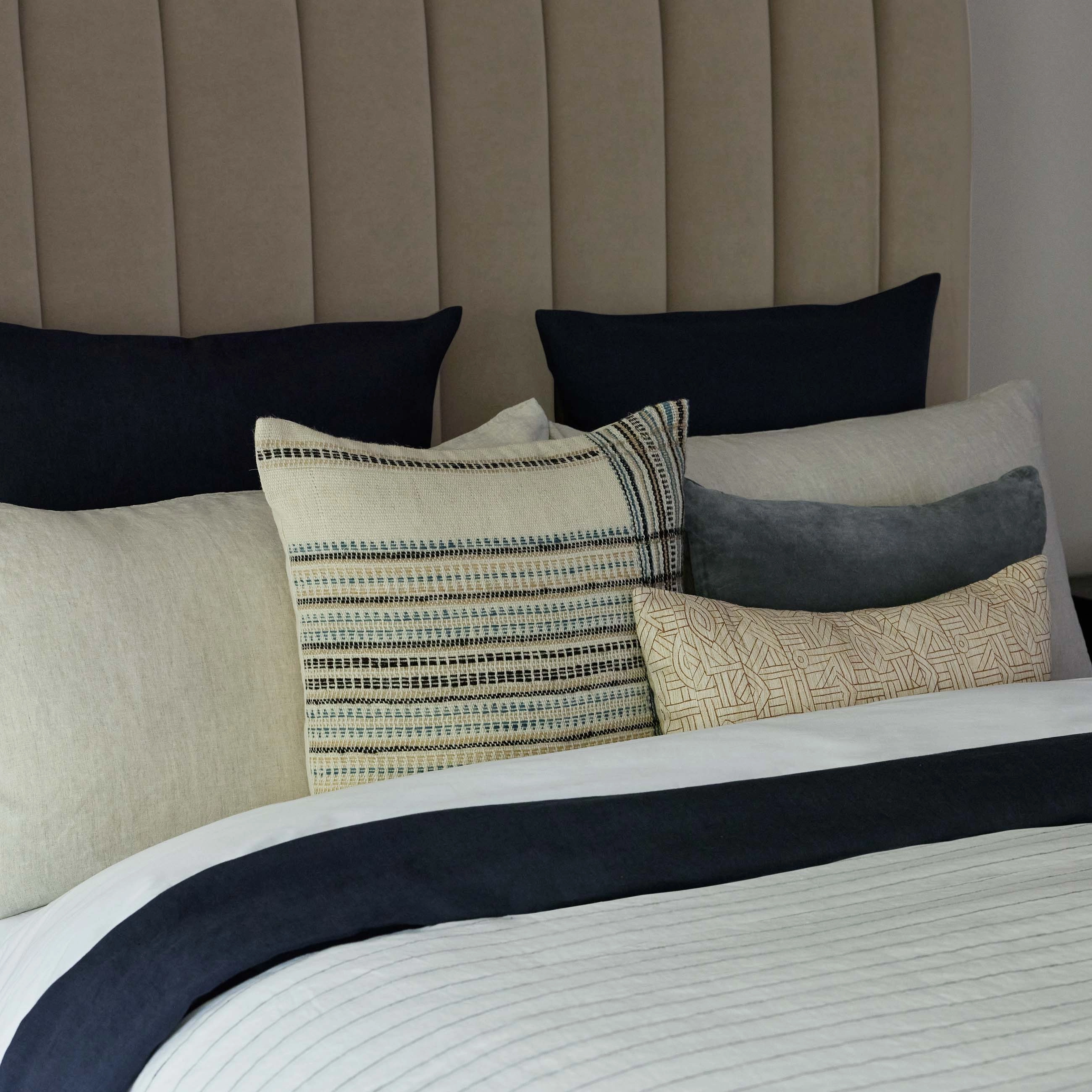 Charlotte Velvet Lumbar Pillow