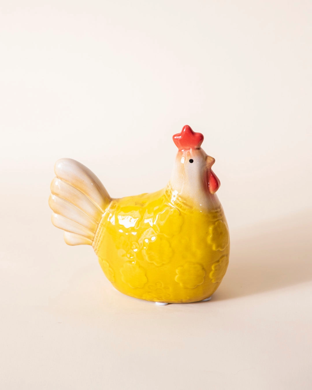 Charming Country Rooster Pair Figurine
