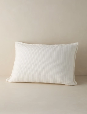 Chatham Cotton Matelasse Sham by Pom Pom at Homebedding sets ,throw blankets 