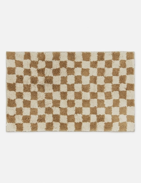 Checkerboard Bath Mat by Sarah Sherman Samuelbedding sets ,throw blankets 