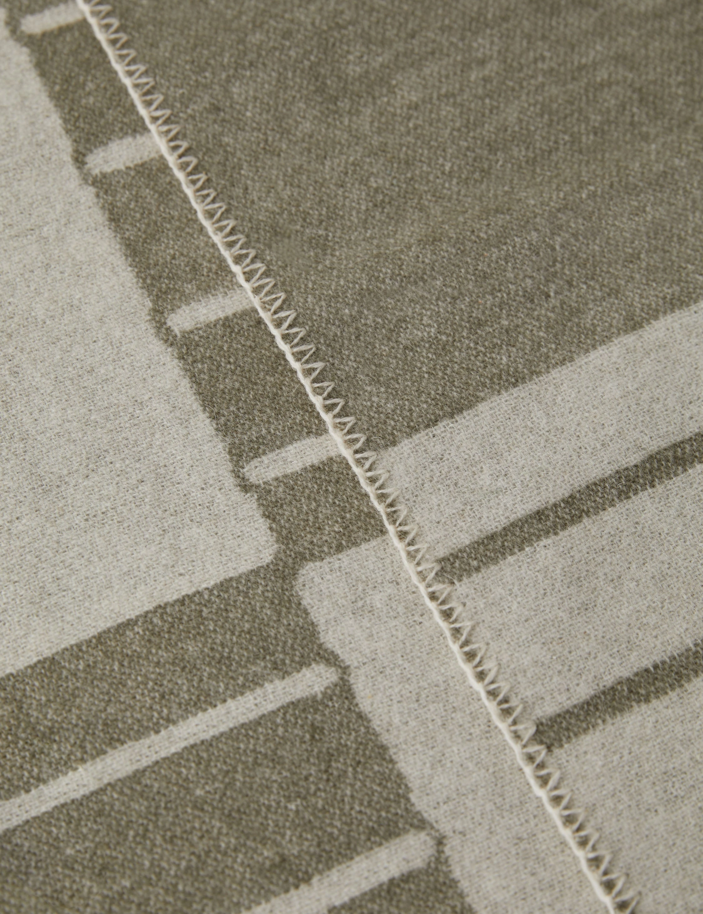 Checkered Reversible Wool Throw by Sarah Sherman Samuel