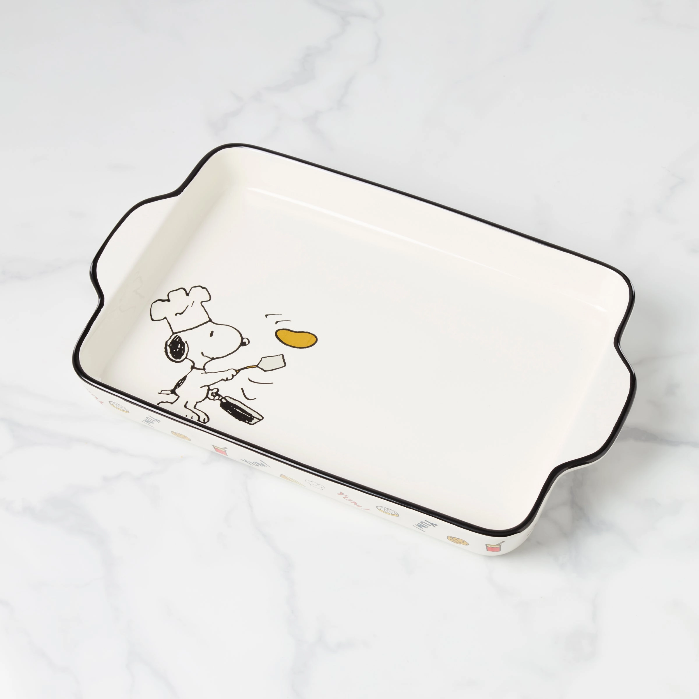 Chef Snoopy Rectangular Bakermodern kitchen decor ,kitchen dinner set ,dinnerware 