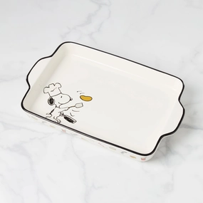 Chef Snoopy Rectangular Bakermodern kitchen decor ,kitchen dinner set ,dinnerware 