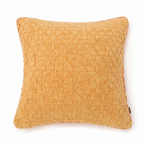 Chenill Weave Cushion Cover 450 X 450 Orangebedding sets ,throw blankets 