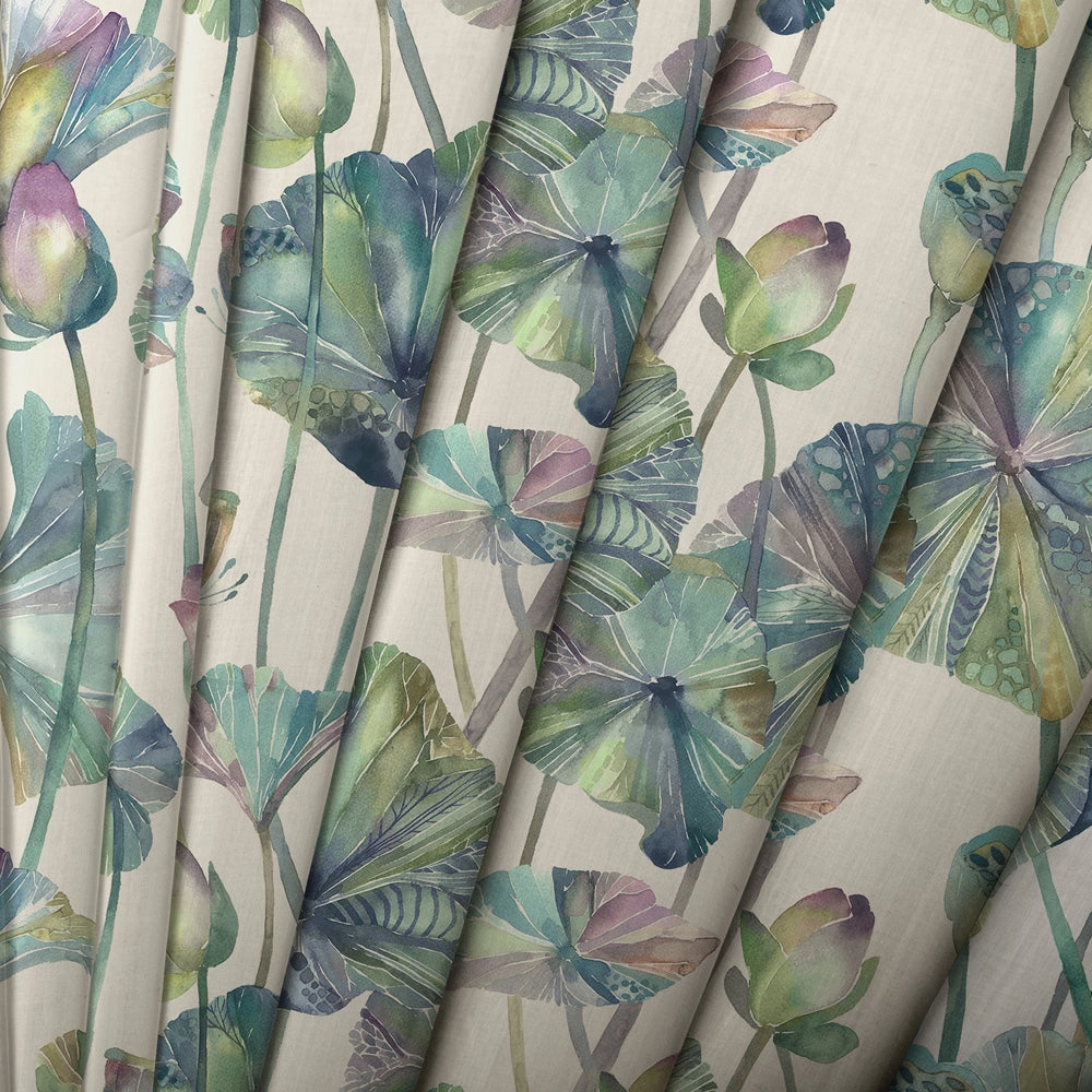 Cheriton Printed Cotton Made to Measure Roman Blinds Skylark
