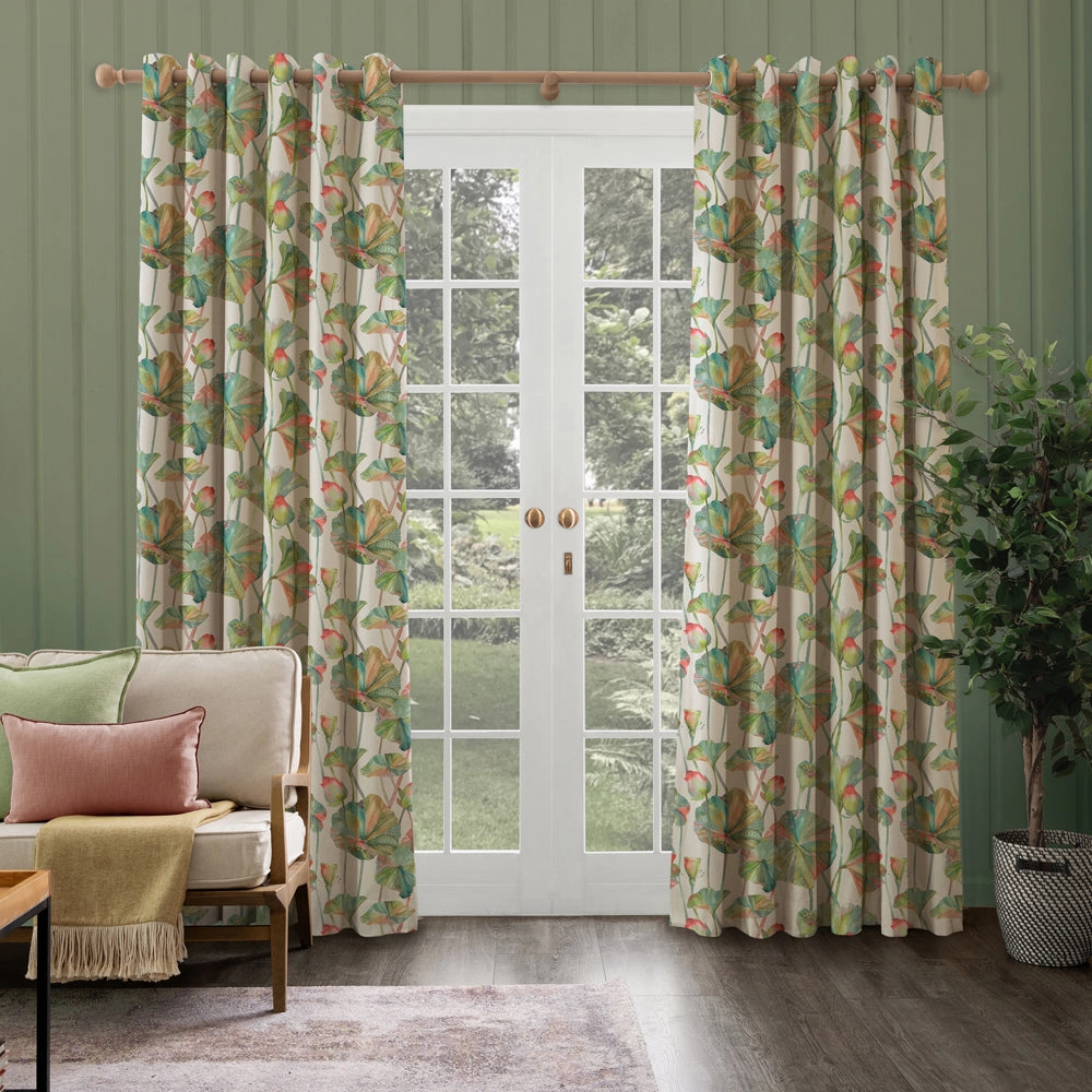 Cheriton Printed Made to Measure Curtains Pomegranate