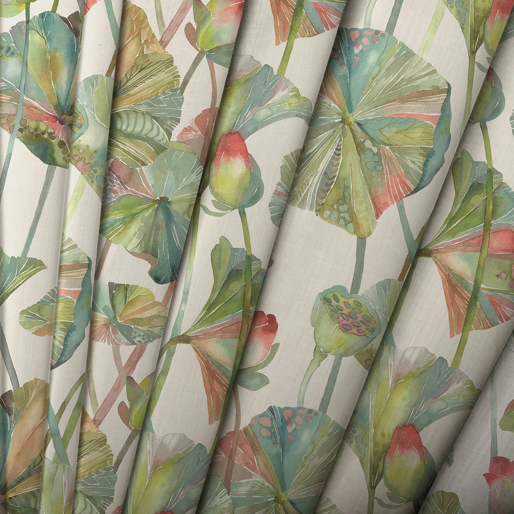 Cheriton Printed Made to Measure Curtains Pomegranate