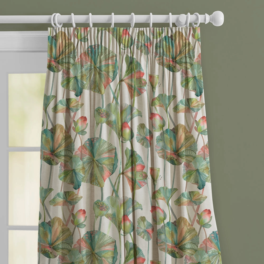 Cheriton Printed Made to Measure Curtains Pomegranate