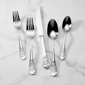 Chestnut Ridge 65 Piece Flatware Seteco-friendly bamboo fiber tableware set 
